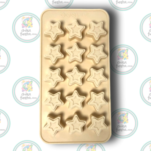 Molde de Estrellas de silicon para Chocolate