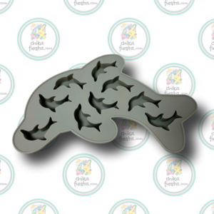 Molde de silicon de delfines mini