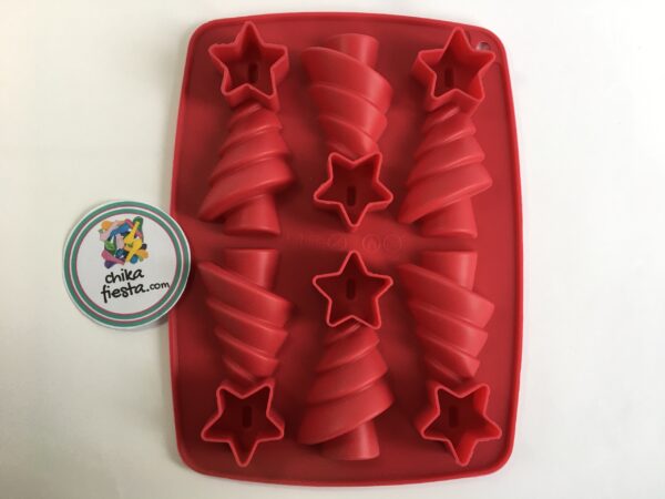 Molde de Silicon "Arbolitos de Navidad"