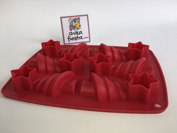 Molde de Silicon "Arbolitos de Navidad"