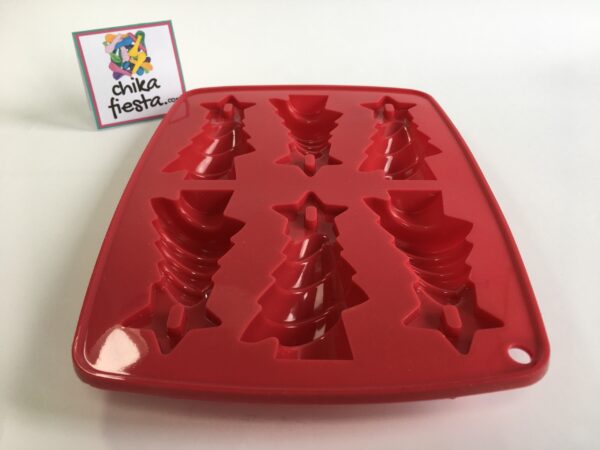 Molde de Silicon "Arbolitos de Navidad"