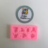 Molde de Silicon Caras de Perros
