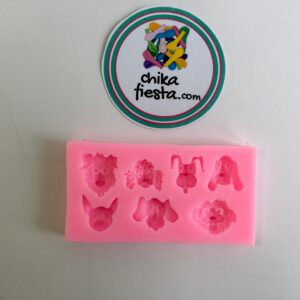 Molde de Silicon Caras de Perros
