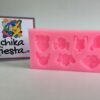 Molde de Silicon Caras de Perros