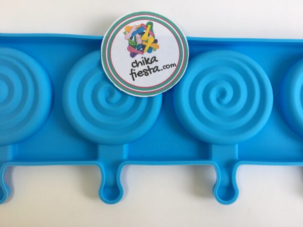 Molde de Silicon Reposteria para Congelar y Paletas en Espiral
