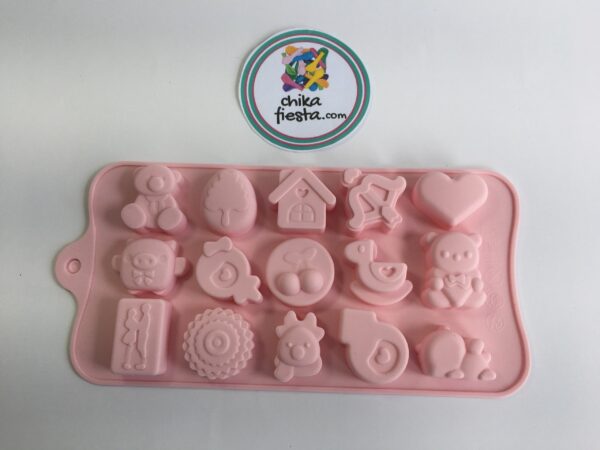 Molde de Silicon para Chocolates de San Valentín
