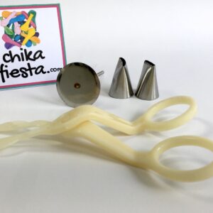 Set con Tijeras y clavopara Flores de Chantillí