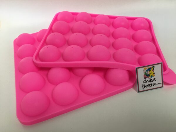 Molde de Silicon de Paletas Esferas Pastel Cake Pop