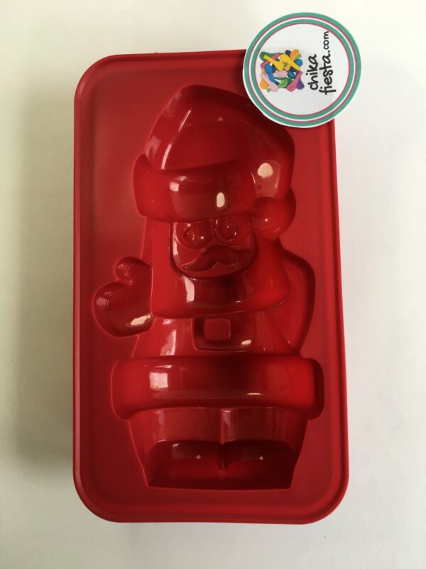 molde de silicon santa clous para gelatina