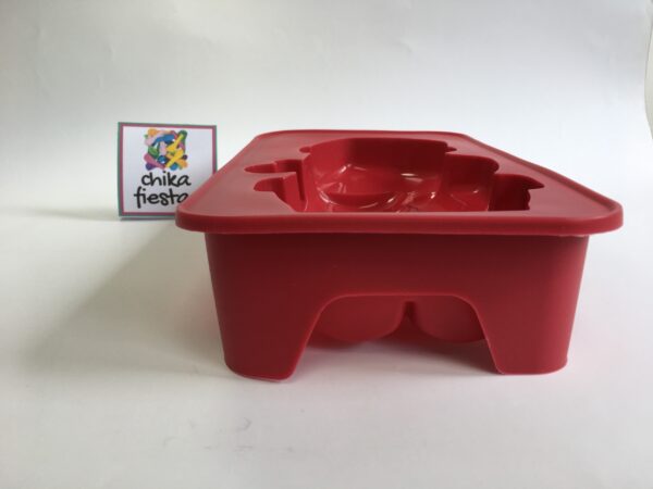 molde de silicon santa clous para gelatina
