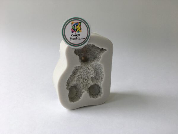 molde de silicon oso de peluche
