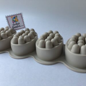 Molde de silicon para jabón masajeador