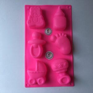 Molde de silicon baby shower bebe