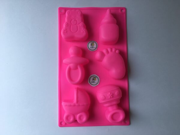 Molde de silicon baby shower bebe