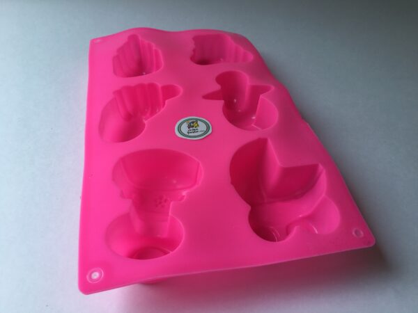 Molde de silicon baby shower bebe