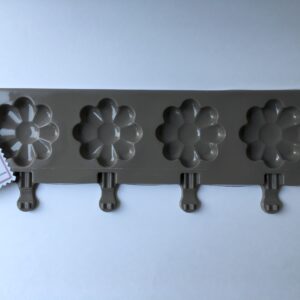 Molde de silicon paletas magnum en forma de flor